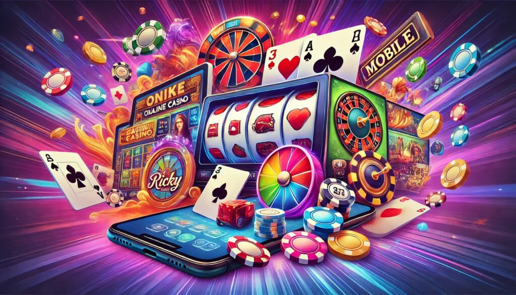 Mobile Games at Ricky Online Casino