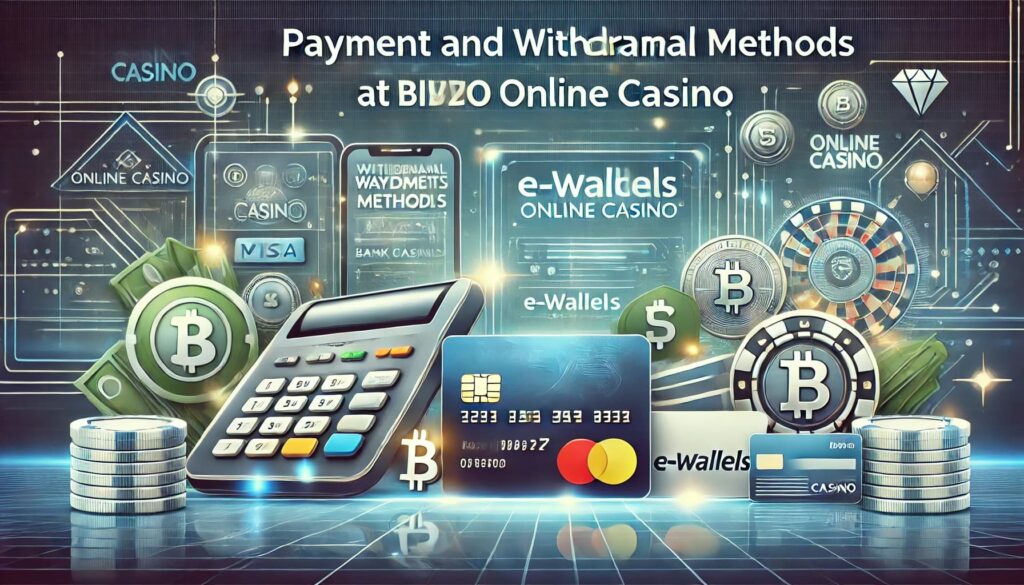 Payment and Withdrawal Methods at Bizzo Online Casino