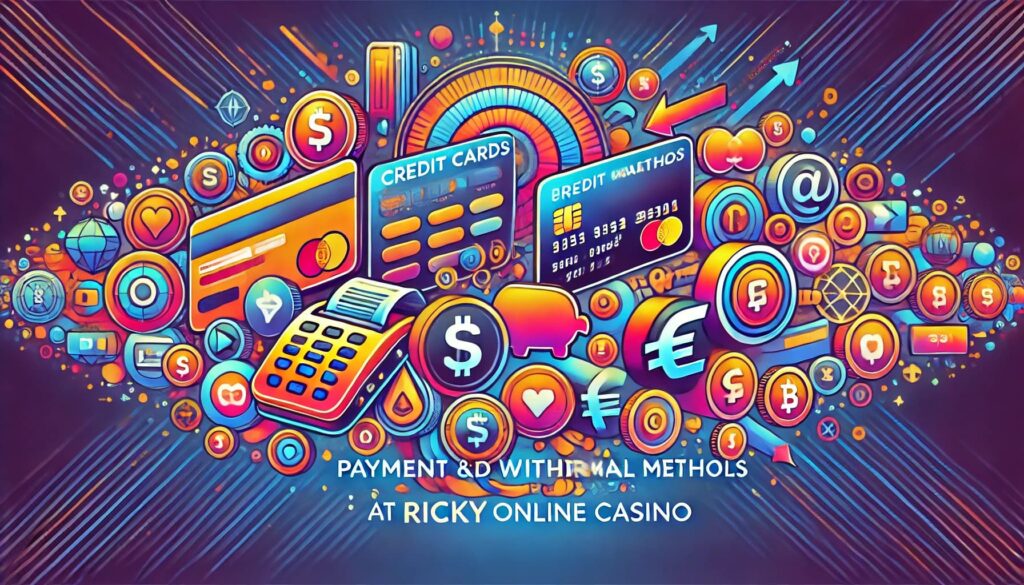 Payment and Withdrawal Methods at Ricky Online Casino