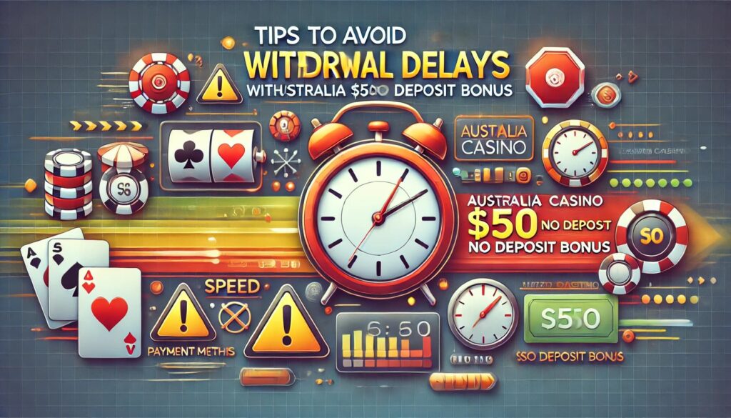 Tips to Avoid Withdrawal Delays with Australia Casino $50 No Deposit Bonus